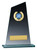 Angled Peak award with holder