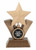Star Holder Trophy with logo 130mm