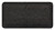 Leatherette Name Badge - Black/Silver Plain