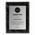Marble Finish Timber Plaque Printed - Black