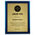 Timber Plaque Gloss Blue Printed