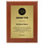 Craftsman Plaque Walnut Printed