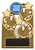 Mini Star Plaque Trophy Medium 110mm