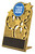 Mini Star Plaque Trophy Small side view