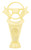 Auto Steering Wheel Driver Figure on base Trophy 170mm