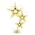 Triple Star Gold Figure Trophy