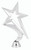 Shooting Star Silver Figure Trophy