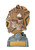 Starburst Series Poker Trophy 150mm 24B-RS54
