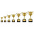 Classic Series  Nickel Cups Gold Scale