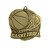 Tempo Series Basketball Medal Antique Gold