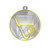 Lumina Series Hockey Medal Shiny Silver/Gold