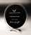 Ignite Series Round Black Glass Award