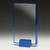 Sentry Series Rectangular Blue Glass Award