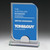 Dovetail Series Blue Glass Award - Engraved