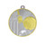 Lumina Cricket Medal Shiny Silver/Gold