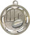 Strata Medal Aussie Rules Shiny Silver