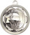 Strata Medal Basketball Shiny Silver