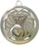 Strata Medal Netball Shiny Silver