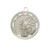Strata Medal Football Shiny Silver