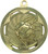 Strata Medal Football Shiny Gold