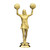 Pom Pom Cheerleader Figure on base Trophy 170mm