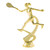 Tennis Forehand Female Figure on base Trophy