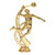 Volleyball Spiking Male Figure on base Trophy