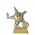 Little Star Series Football Trophy 130mm