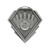 Diamond Ten Pin Bowling Medal Silver/Silver