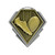 Diamond Rugby Medal Silver/Gold