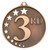 Hollow Star 3rd Place Medal Bronze MH951B