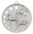 Hollow Star Series Horse Medal Silver