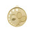 Hollow Star Tennis Medal Gold