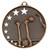 Hollow Star Volleyball Medal Bronze