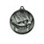 Sunrise Series Lamp of Knowledge Medal Silver