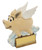 Flying Pig Low Chance award trophy 135mm