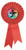 Ribbon Rosette 120mm Red