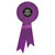 Ribbon Rosette 130mm Purple