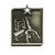 Rectangle Medal Gymnastics Female Silver