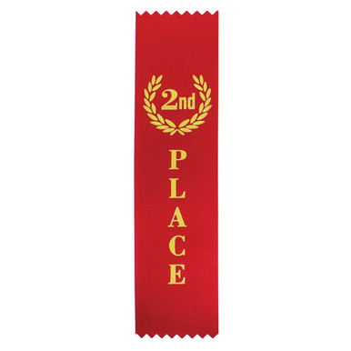 2nd Place Ribbon - Kopycut Trophies & Performance Plaques