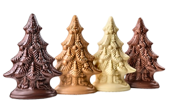 christmas tree chocolate hollow