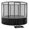 12ft Gallus Plus Playground Trampoline by Akrobat in black