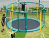 Kids jumping on Akrobat Gallus Flat Plus trampoline