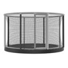 Akrobat Gallus Flat Plus 12ft trampoline in black