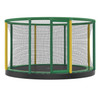 Akrobat Gallus Flat Plus 14ft trampoline in green