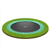 Akrobat Orbit Flat 8ft fitted in grass