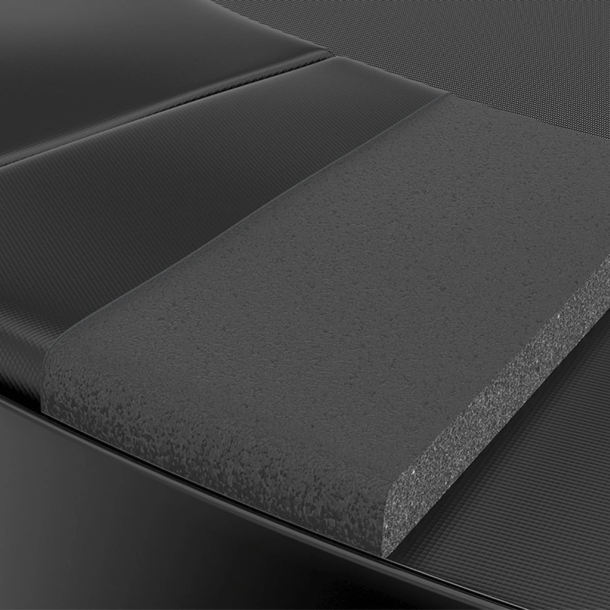 Close-up of the frame pad on the Akrobat Gallus Plus