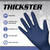 SAS Thickster Powder-Free Exam Grade Latex Disposable Gloves. Size Extra Large. Blue, 14 Mil Thickness, 12" Length. Fully Textured for Superior Grip. Single Use. Pack of 50