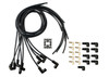 9001CK Accel Spark Plug Wire Set - Universal - 90 Deg Black Ceramic Boots