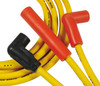 4093 Accel Spark Plug Wire Set - Super Stock Graphite Core 8mm - Chevy / GMC / Oldsmobile 4.3L V6 - Yellow